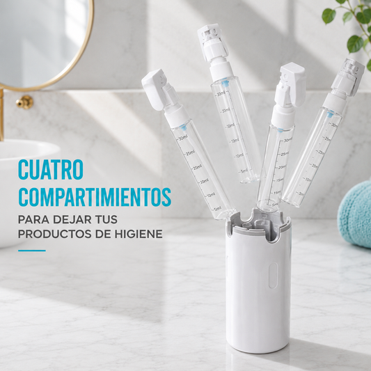 Dispensador 4 en 1 para el gimnasio